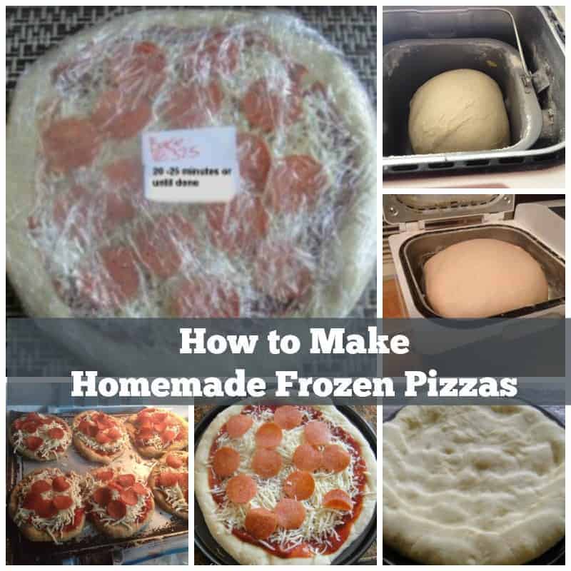 How to Make Homemade Frozen Pizza - Organize Yourself Skinny