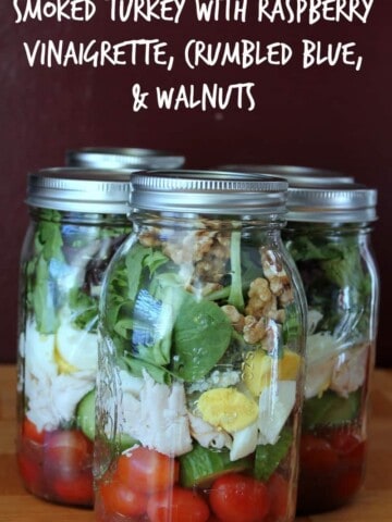 How to Layer a Mason Jar Salad Recipe! - Organize Yourself Skinny