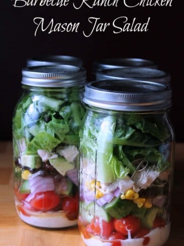 Southwestern Mason Jar Salad ⋆ Real Housemoms