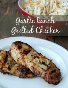 Garlic Ranch Grilled Chicken - Organize Yourself Skinny