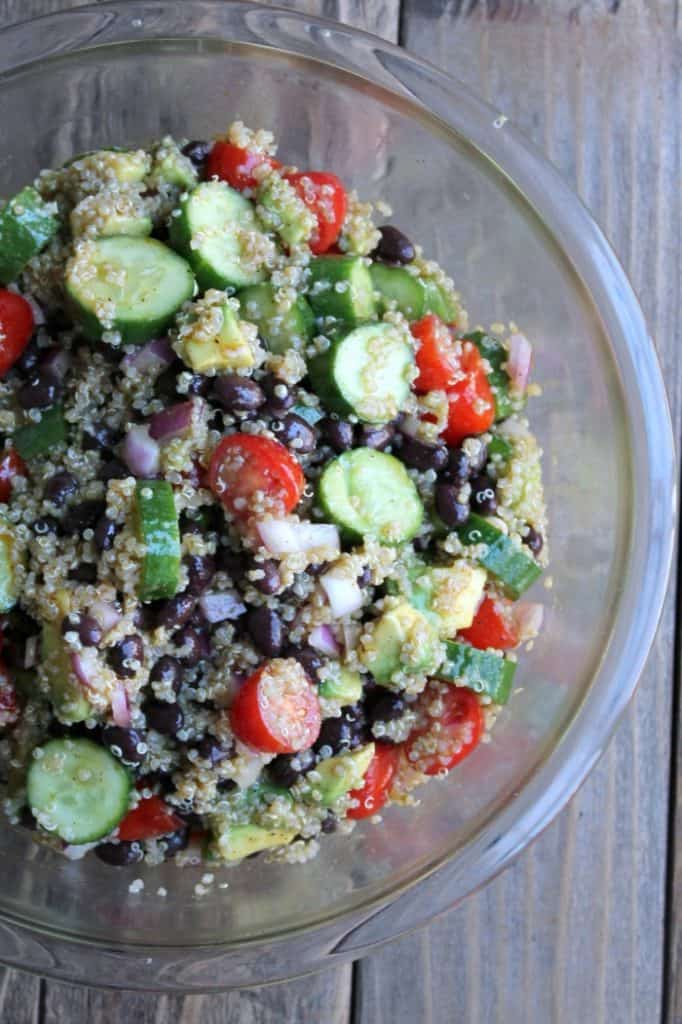 Mexican Quinoa Salad - Organize Yourself Skinny