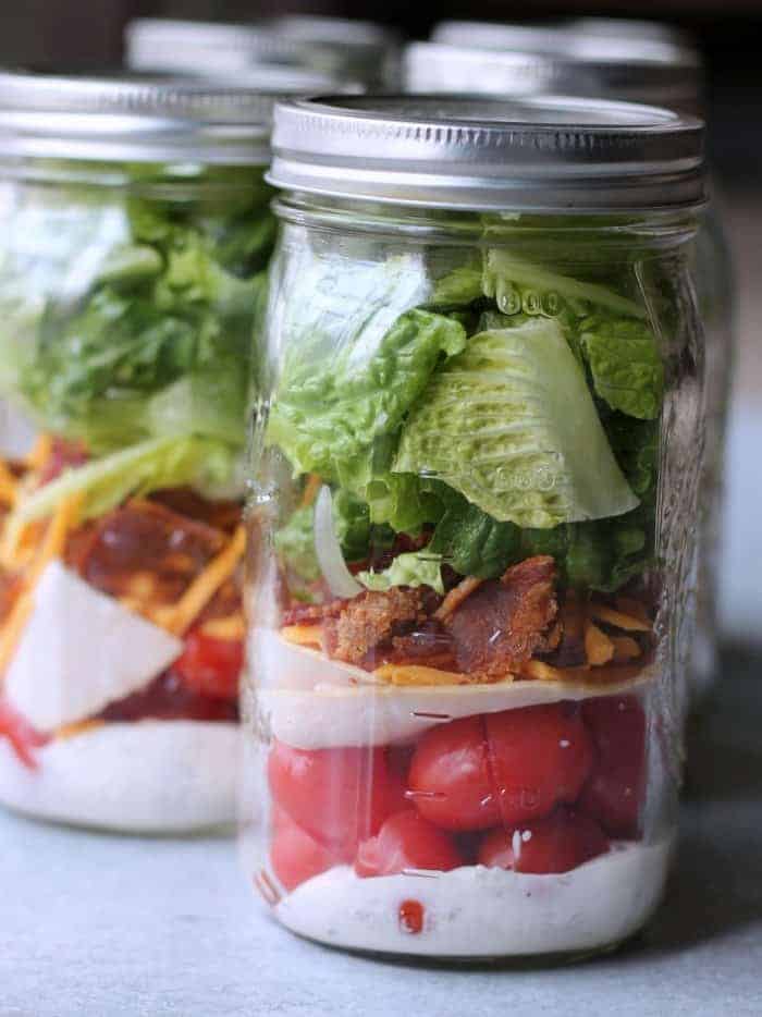 How to Pack a Mason Jar Salad like a Pro - and Homemade Ranch