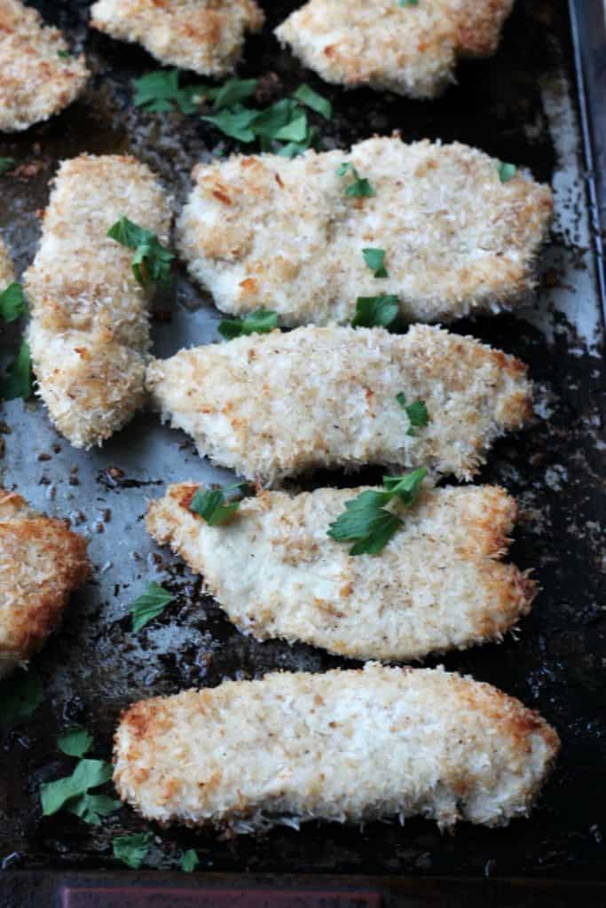 Healthy Baked Coconut Chicken - Organize Yourself Skinny