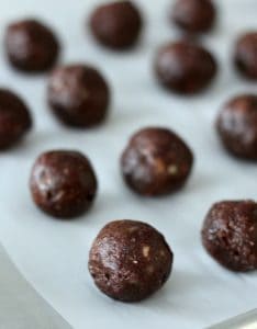 Dark Chocolate and Cherry No-Bake Energy Bites - Organize Yourself Skinny