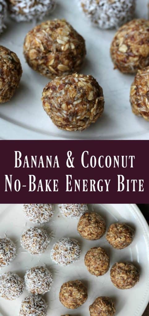 Banana Coconut Energy Bite - Organize Yourself Skinny