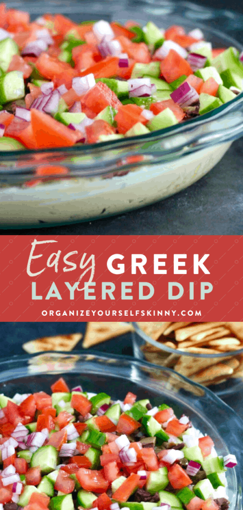 Healthy Greek Dip - Organize Yourself Skinny