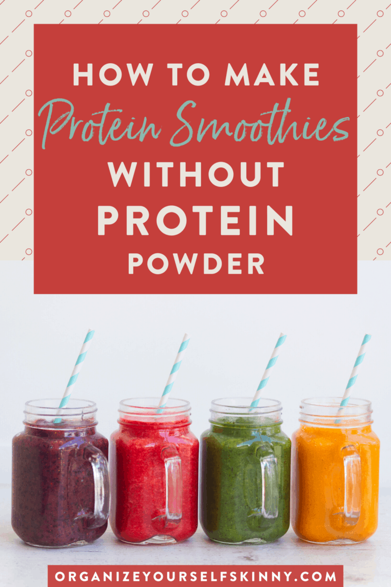 High Protein Smoothie Recipe Without Protein Powder - Organize Yourself