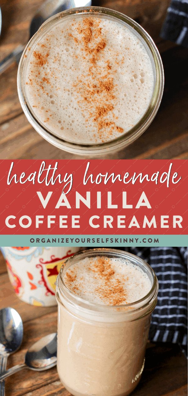 Homemade Coffee Creamer Vegan Recipe Organize Yourself Skinny