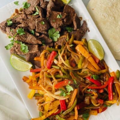 Super Easy Steak Fajitas (One-Pan Skillet Meal) - Organize Yourself Skinny