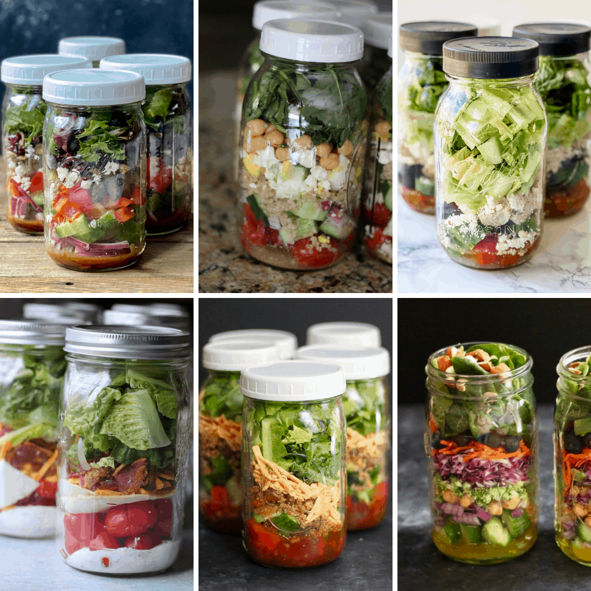 How To Make The Perfect Mason Jar Salad Recipe! - Organize Yourself Skinny