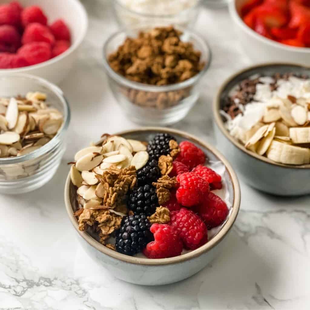 Yogurt Bowls - Organize Yourself Skinny