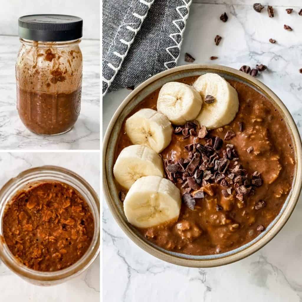 Banana And Chocolate Overnight Oats Recipe