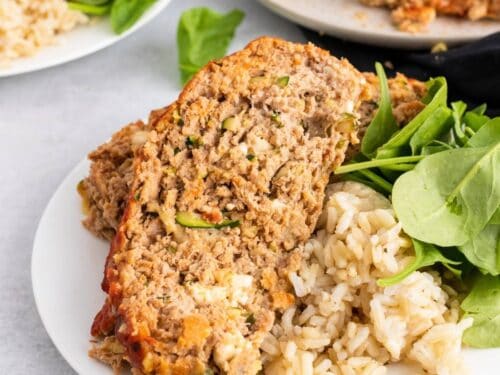 Feta Stuffed Turkey Meatloaf - Low Carb and Grain-Free - All Day I Dream  About Food