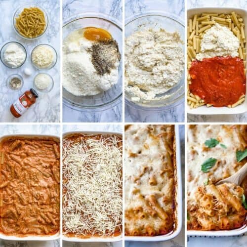 Healthy Baked Ziti - Organize Yourself Skinny