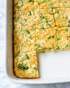Broccoli Egg Bake - Organize Yourself Skinny