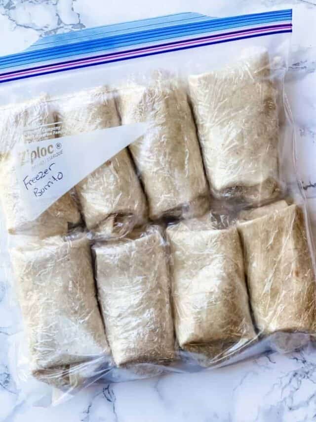 Freezer Breakfast Burritos