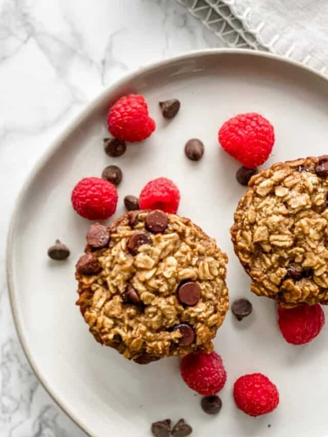 Banana Baked Oatmeal Cups