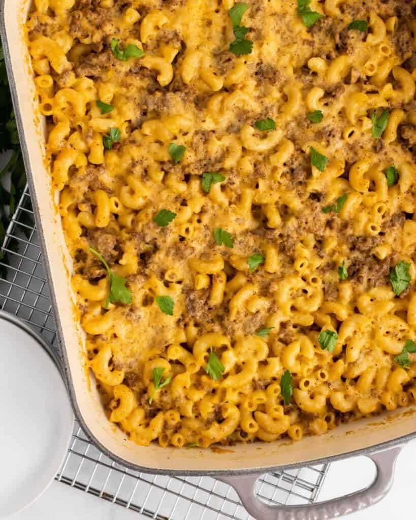 Cheeseburger Macaroni - Organize Yourself Skinny