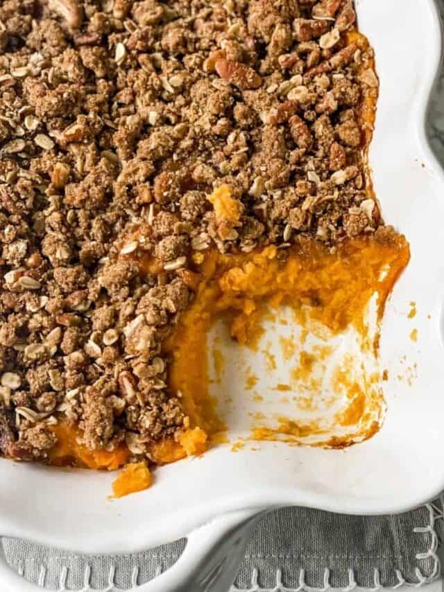 Healthy Sweet Potato Casserole