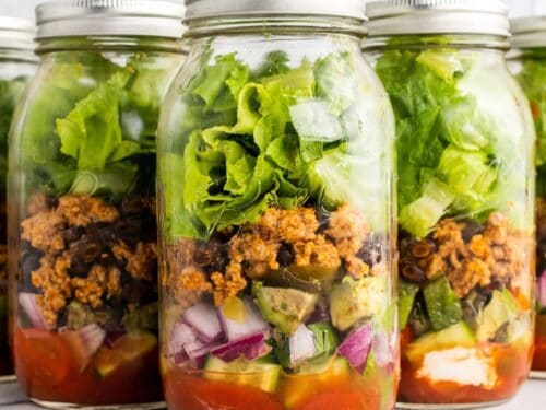 5 Mason Jar Salad Recipes for Healthy Lunches All Week Long