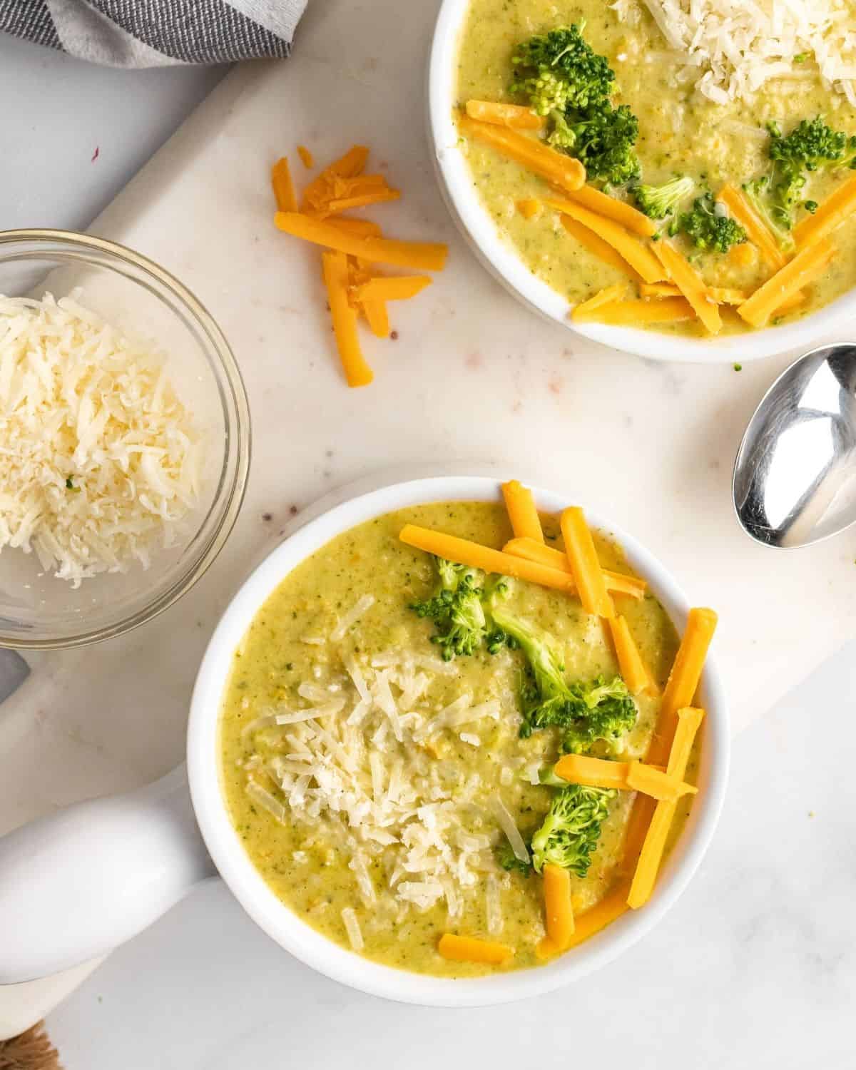 Panera Broccoli Cheddar Soup - Fit Foodie Finds
