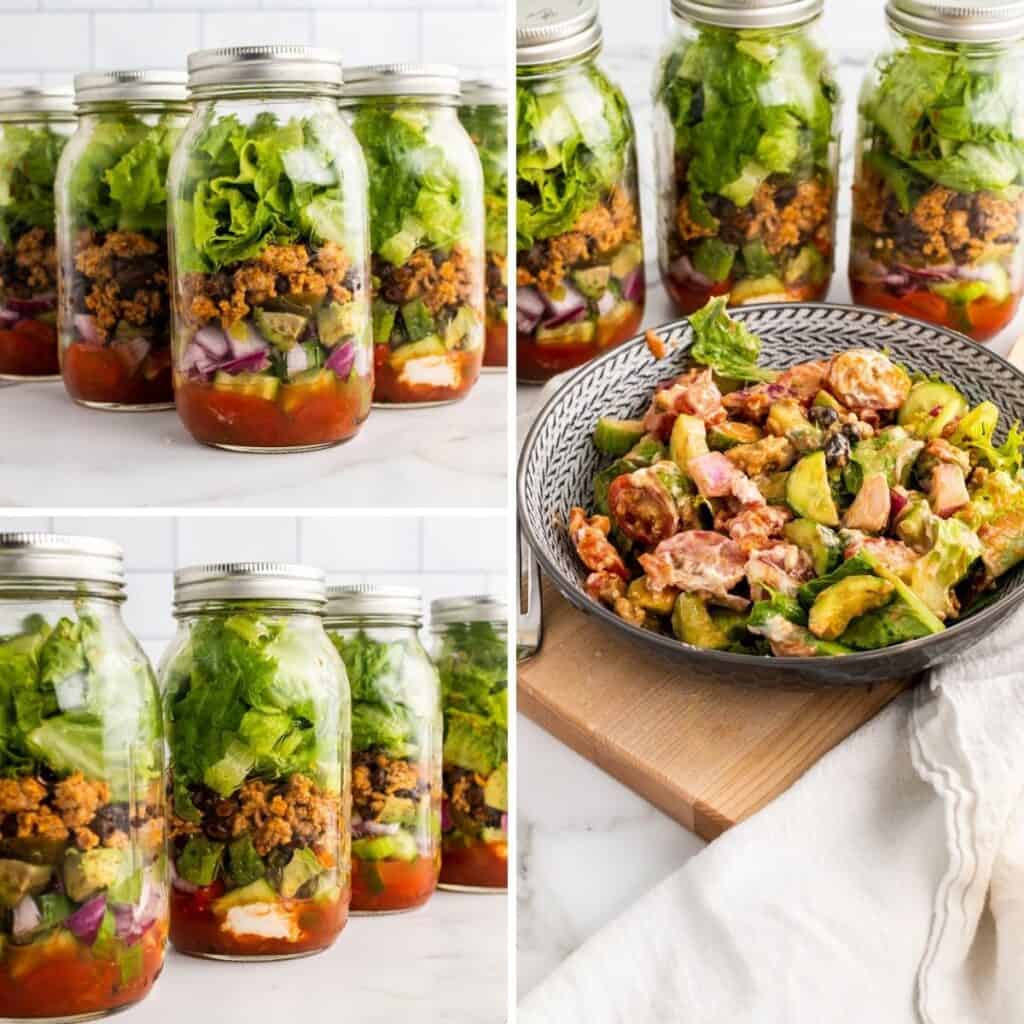 Taco Mason Jar Salad Recipe