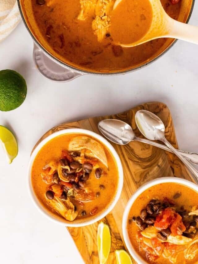 Chicken Enchilada Soup Gluten-free Healthy