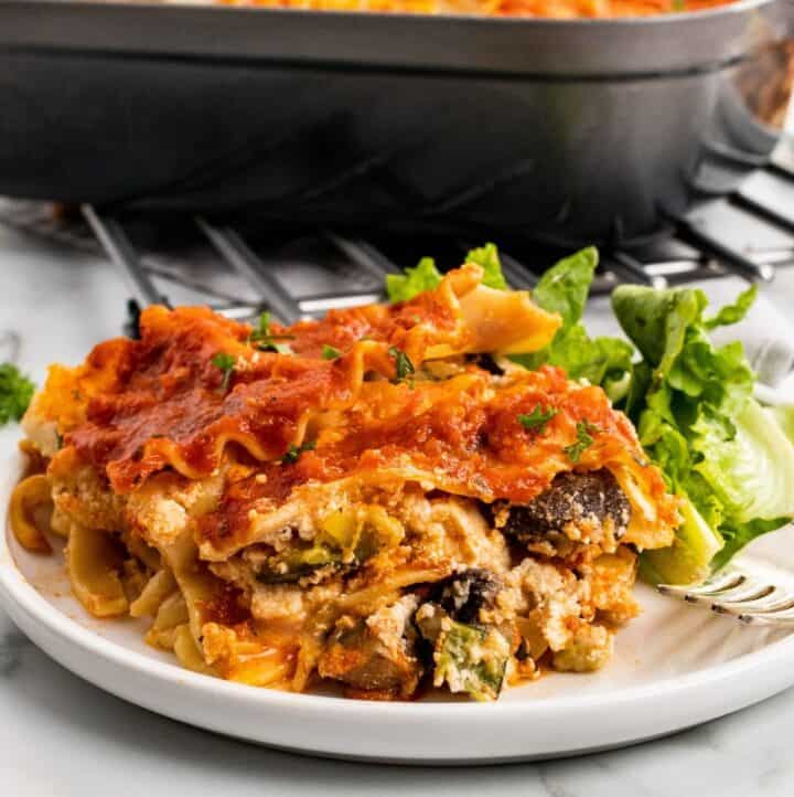 Vegetable Lasagna Recipe - Organize Yourself Skinny