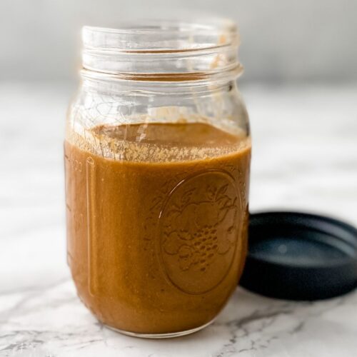 Thai Peanut Salad Dressing - Organize Yourself Skinny