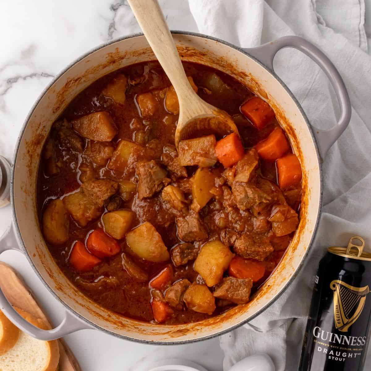 Hearty Dutch Oven Beef Stew - Cooking For My Soul