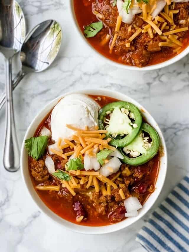 Slow Cooker Turkey Chili Recipe