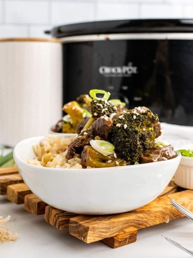 Slow Cooker Beef and Broccoli