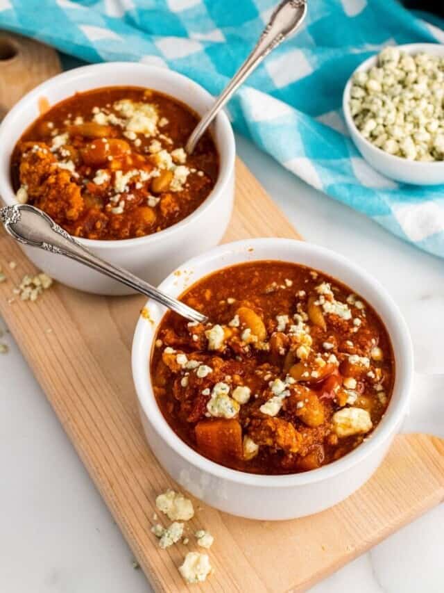 Crockpot Buffalo Chicken Chili Recipe