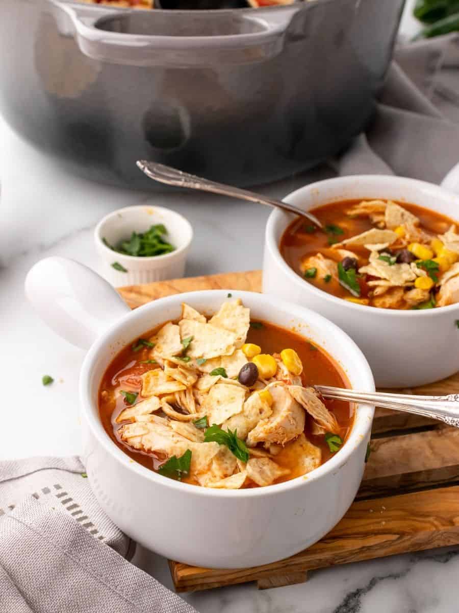 Chicken Tortilla Soup - Closet Cooking