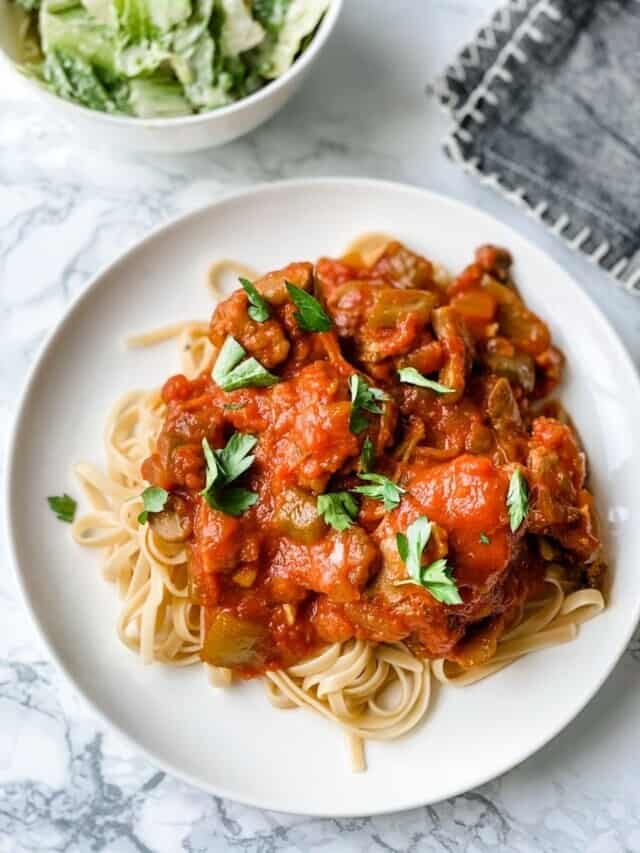 Grandma’s Chicken Cacciatore