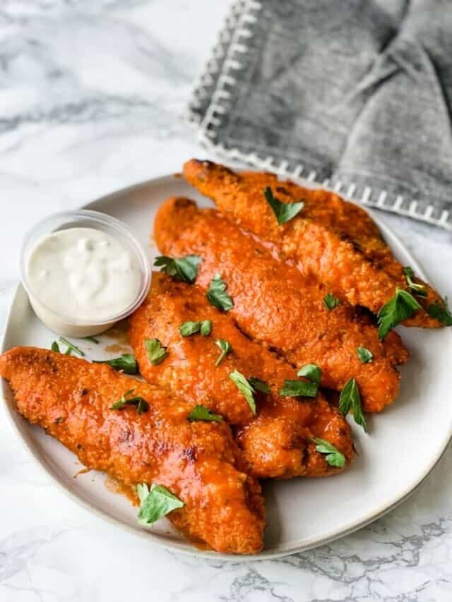 Baked Buffalo Chicken Tenders Recipe