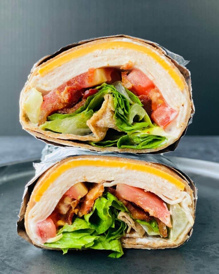 Turkey Wrap with Bacon - Organize Yourself Skinny