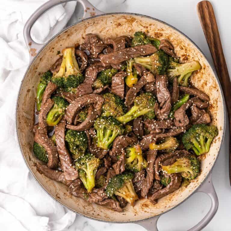 Healthy Beef and Broccoli - Organize Yourself Skinny