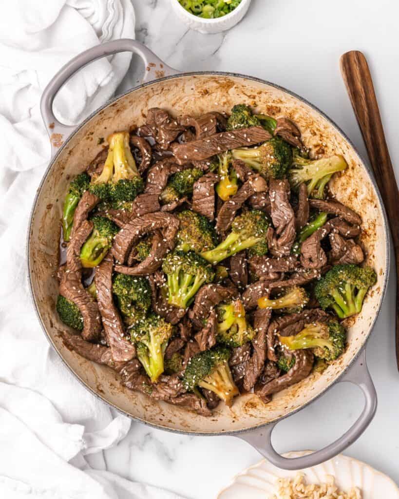 Healthy Beef and Broccoli - Organize Yourself Skinny