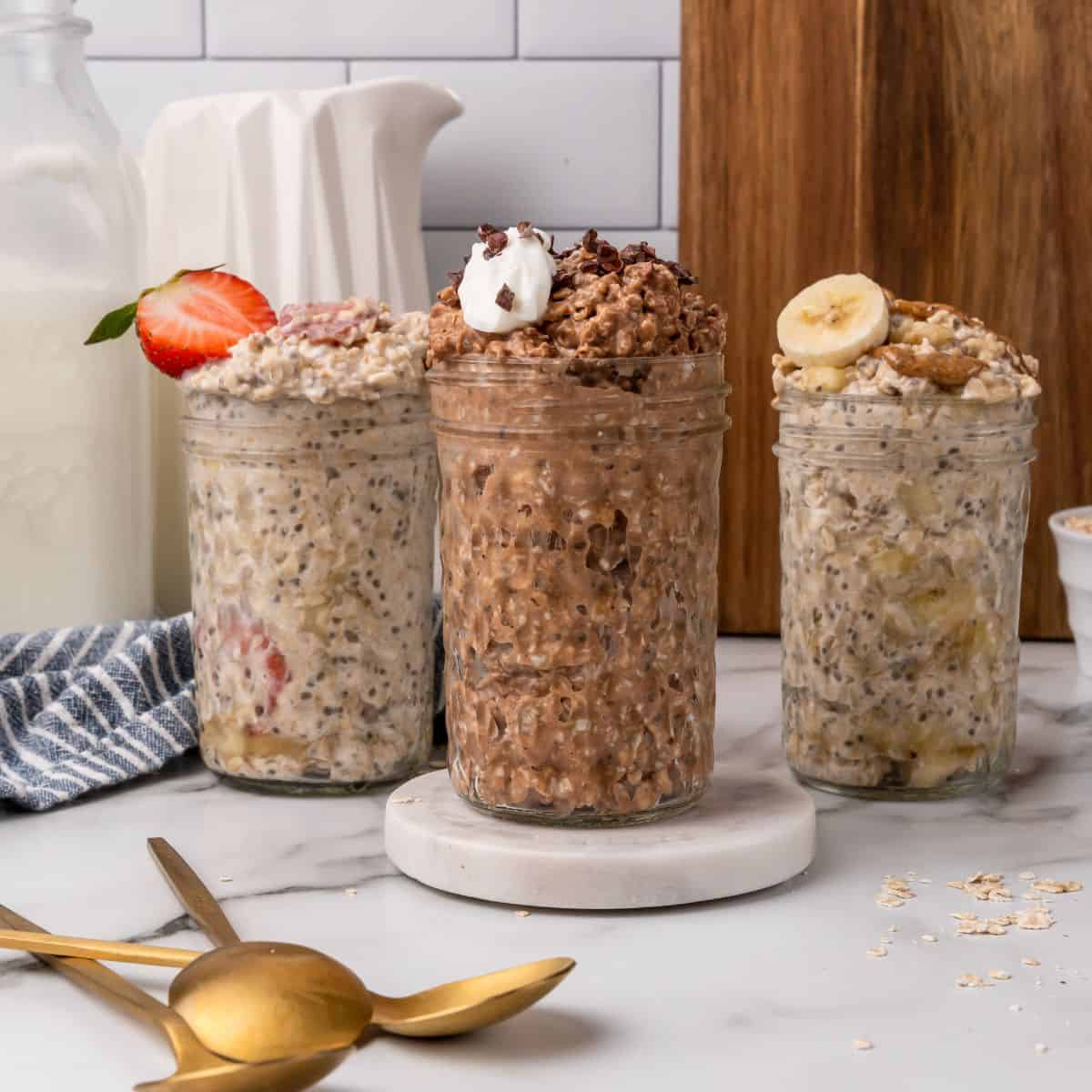 Weight Loss Overnight Oats {Tips & Recipes} - Organize Yourself Skinny